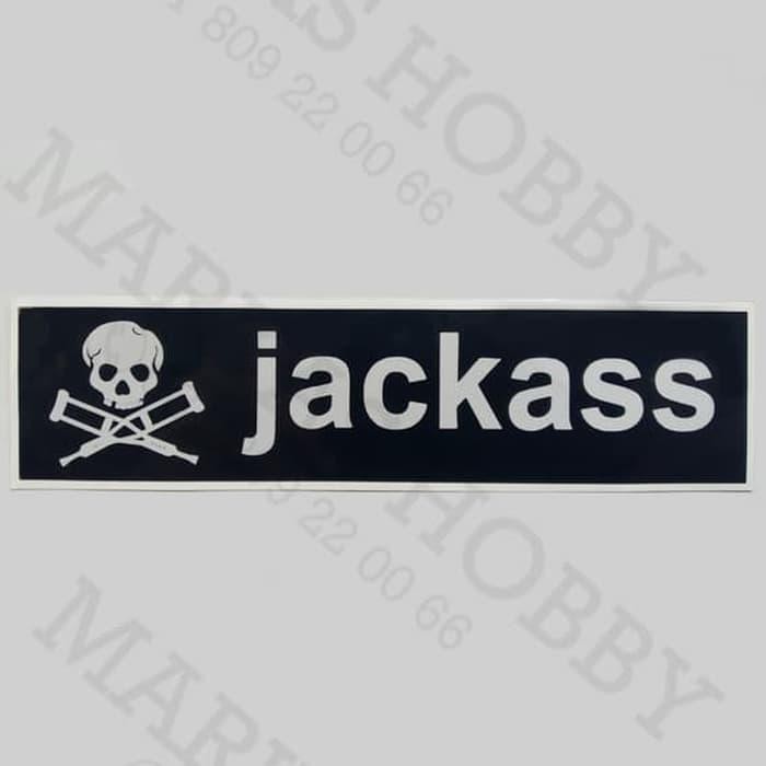 Stiker Decal Tempelan Sign Retro Vintage Antique Sticker Otomotif Kalcer Jackass 2