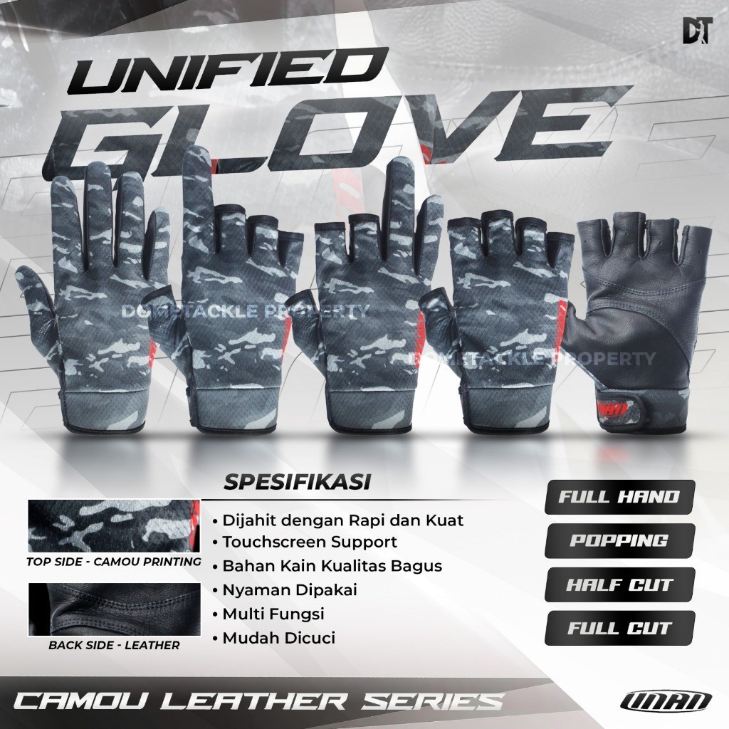 Sarung Tangan Mancing Glove Unan Jigging Popping Multi Purpose