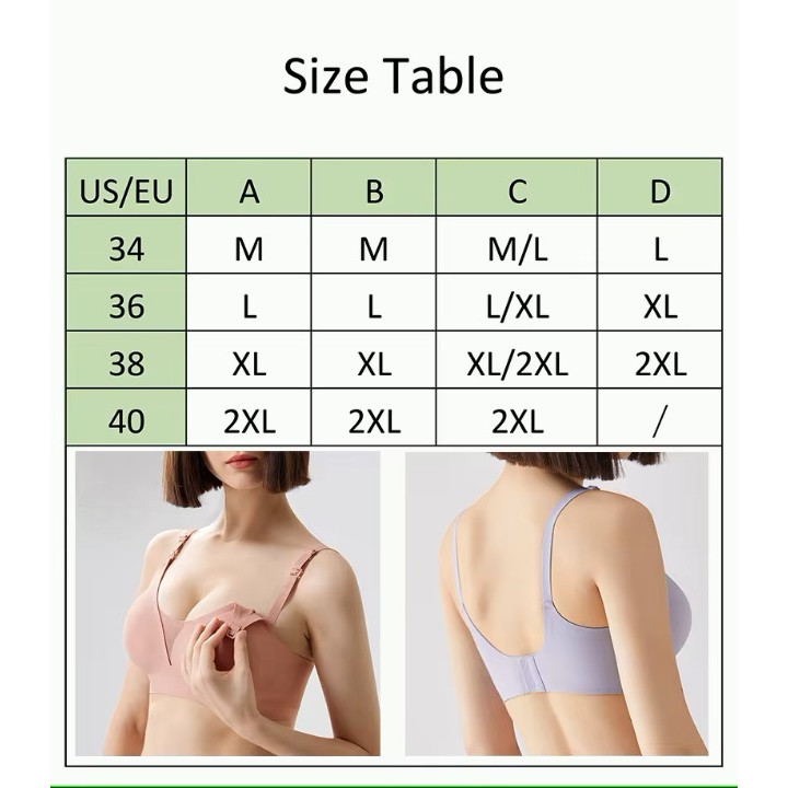 DYA369 Kinmade Jelly Stripe Nursing Bra Bra Menyusui