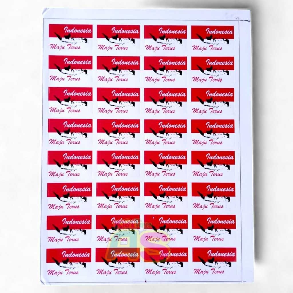 

STIKER PIPI / STIKER PIPI MERAH PUTIH isi 32 / STIKER BENDERA MERAH PUTIH/ STIKER CUTTING MERAH PUTIH / STIKER HUT RI