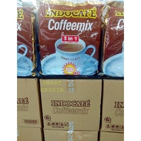 

INDOCAFE COFFEEMIX 3 IN 1 @20g x100's (BAG) / KOPI INDOCAFE COFFEEMIX 100'sachet / INDOCAFE COFFEEMIX 3in1 BAG isi 100'sachet