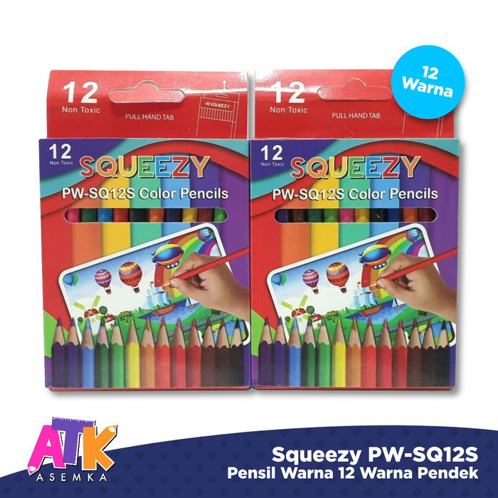 

Squeezy Pensil Warna 12 Pendek / Pensil Colour