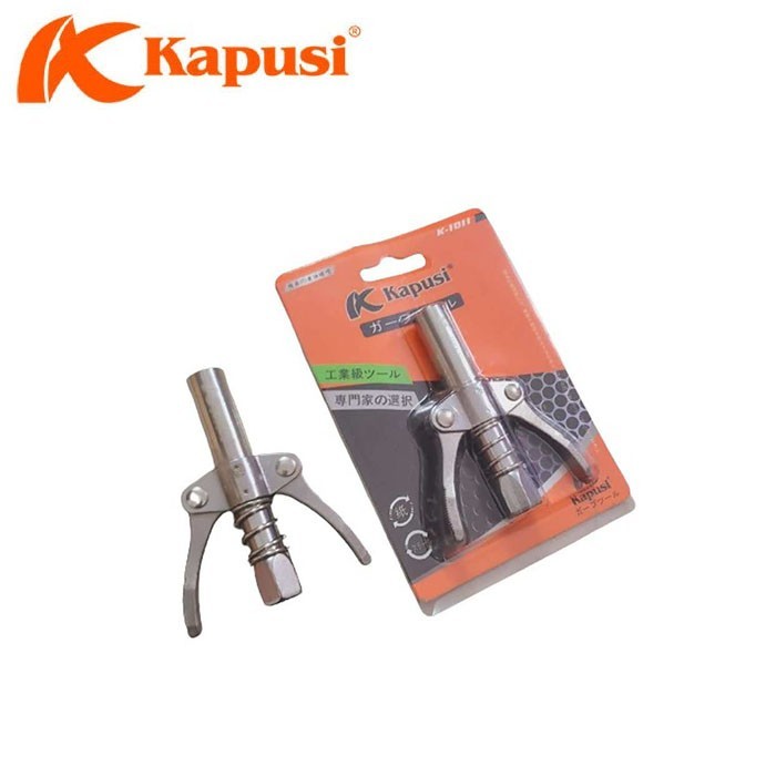 Kapusi Kepala Selang Grease Gun Jepit Penjepit Nepel Stempet  Grease Gun Coupler K-1011