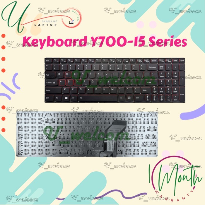 Key Keyboard Ideapad Y700 Y700-15 Y700-15ISK Y700-17ISK Y700-15ACZ Y700-15ISE Series
