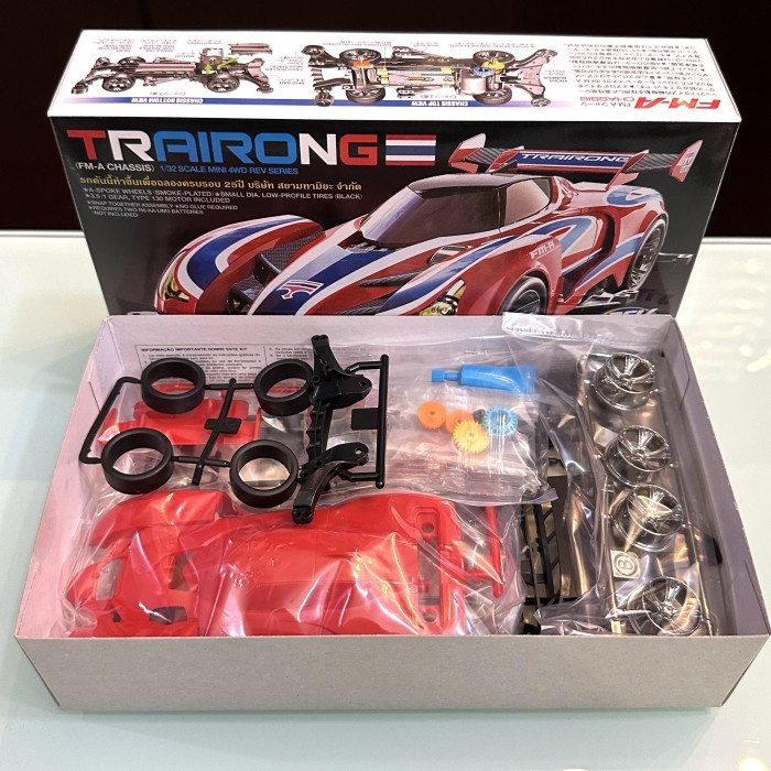 Mainan Rakit Mobil Tamiya Mini 4WD - Trairong (ORIGINAL)