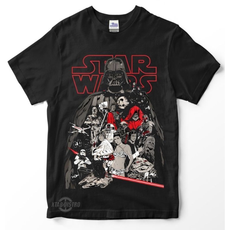 Kaos STAR WARS Trilogy alternative Premium tshirt film starwarskaos vintage reggae tshirt baju kaos 