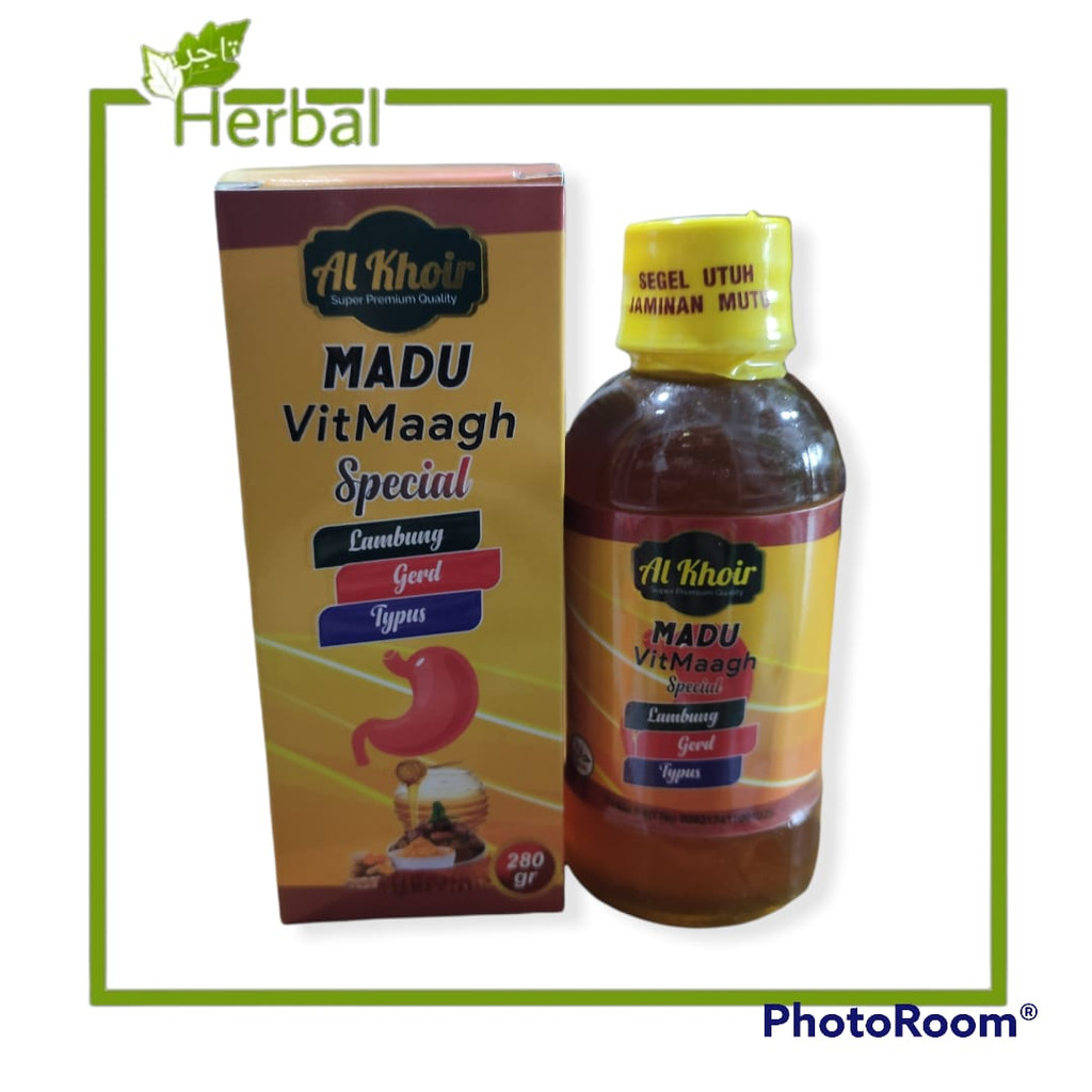 

Madu Lambung VitMaagh Al Khoir 280gr Special pencernaan Maag Lambung dan Typus