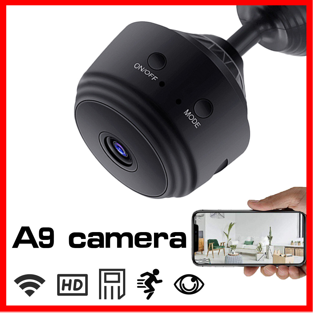 CCTV Wireless A9 Mini Camera 1080P NIGHT VISION Micro Kamera Kecil Smart Lewat HP