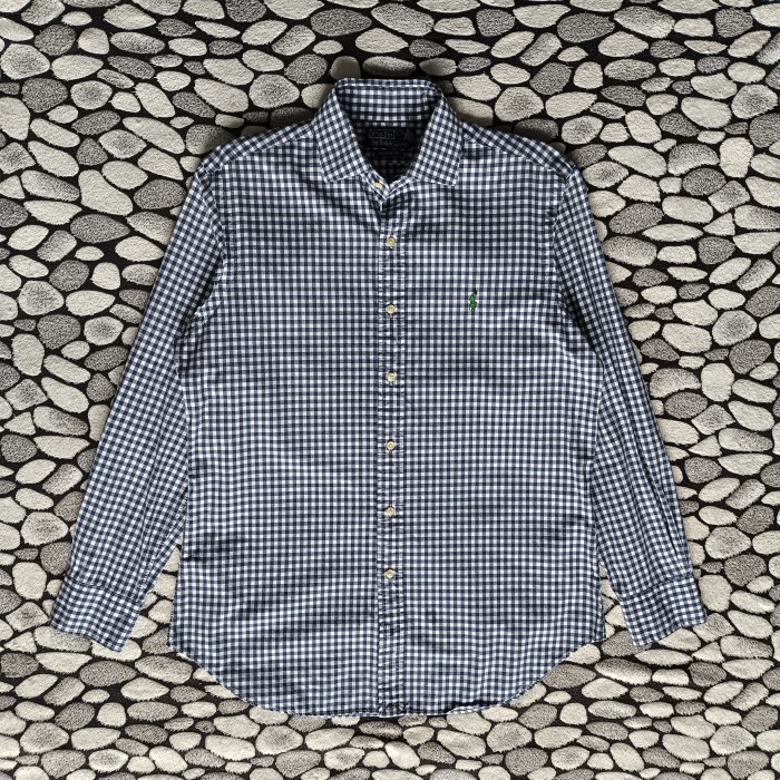 kemeja gingham polo ralph lauren original