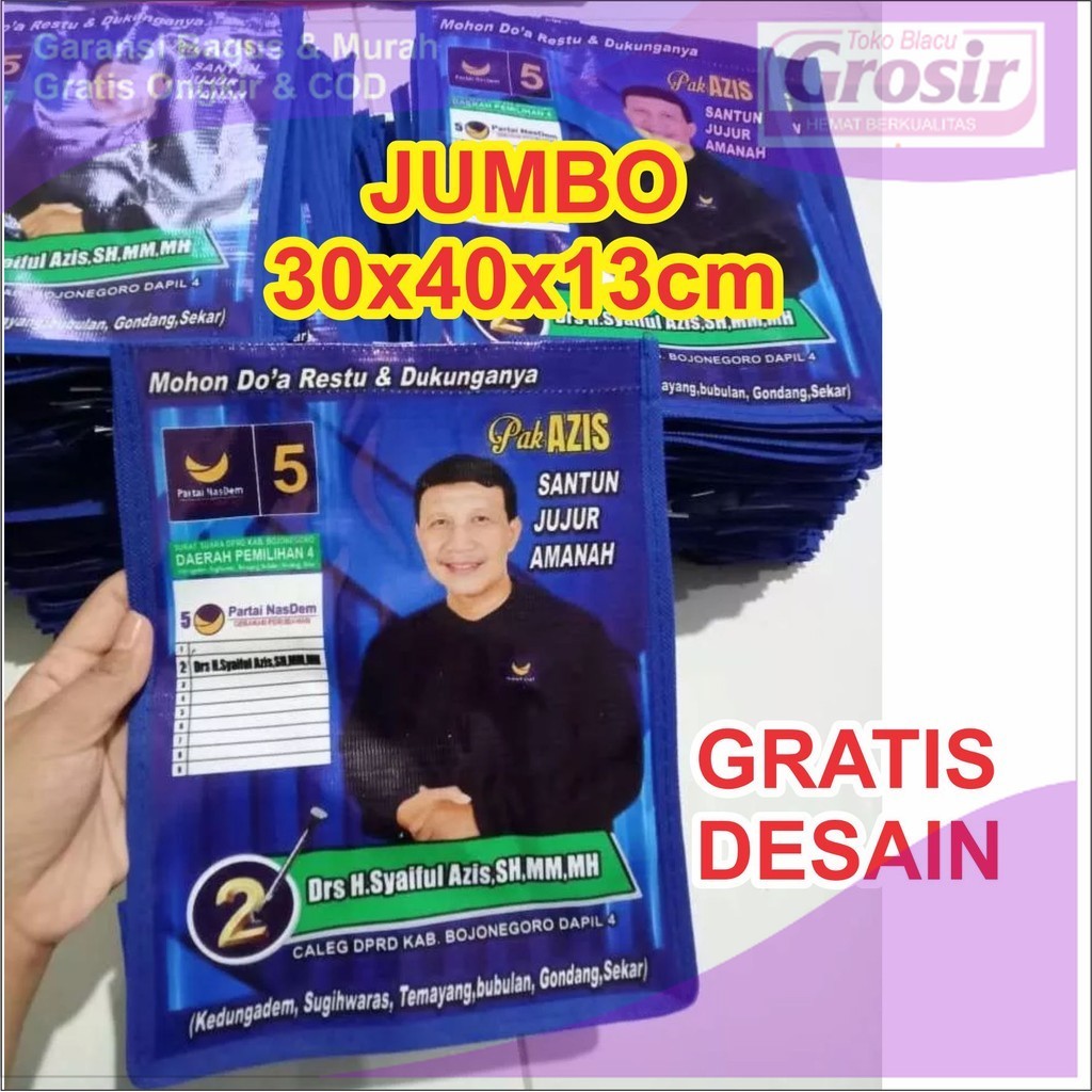 

Tas Bingkisan Sembako Kampanye Caleg Partai DPR Bupati BLACUPRINT