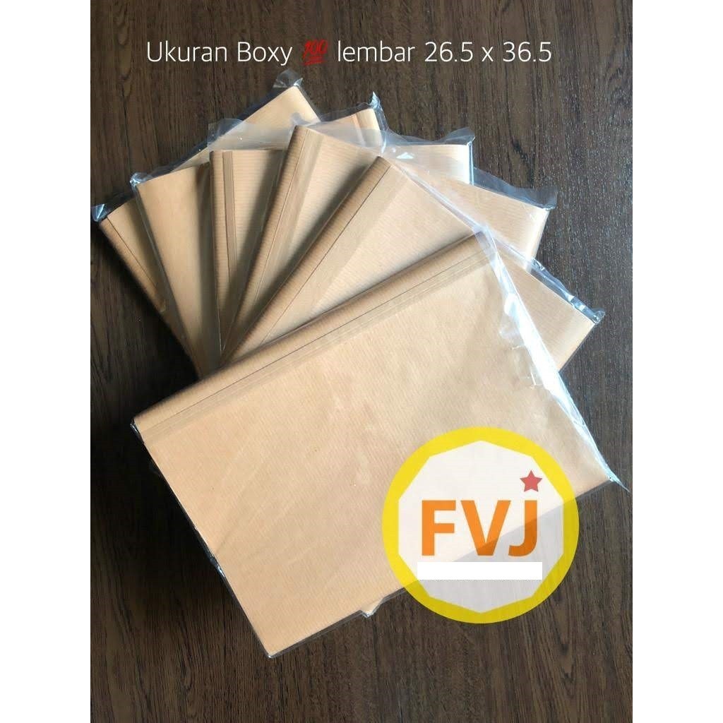 

Sampul coklat buku / Sampul coklat Kraf BOXY - my packaging vplast [ COD ]