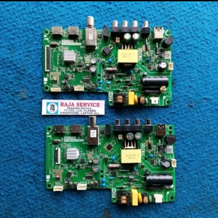 mb tv led TCL L32D3000B mainboard mesin modul board motherboard - SECOND -AD87