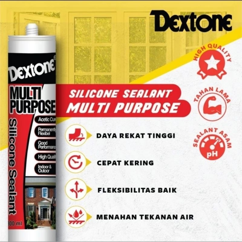 lem silicone sealant dextone/Lem sealant botol dextone/lem silicon