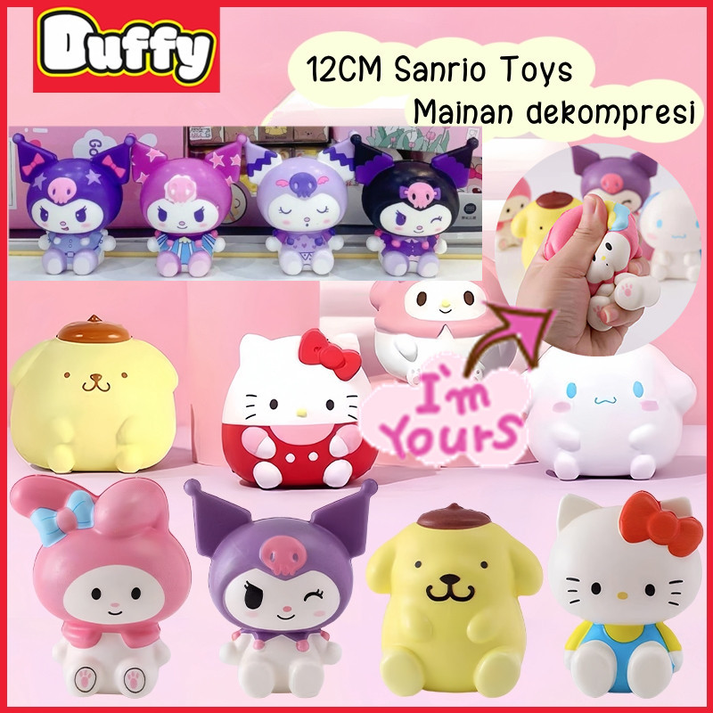 Duffy toys 12CM Squishy Jumbo Lucu / Squishy San Rio Toys / Sekuisi Jumbo Murah  / Squishy Kuromi / 