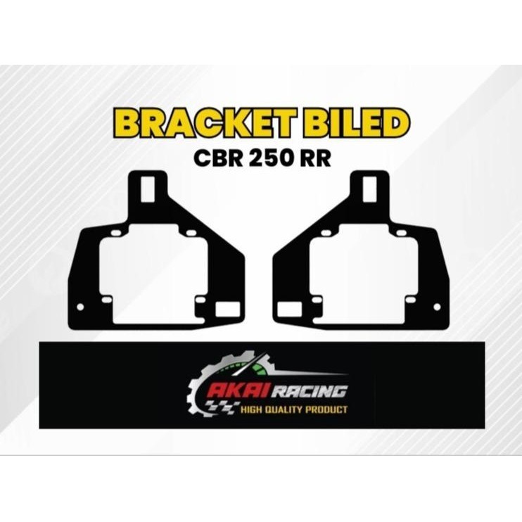 Breket Lampu Biled Projie Led Hid 2.5 Inch Motor CBR 250 RR Kualitas Terbaik