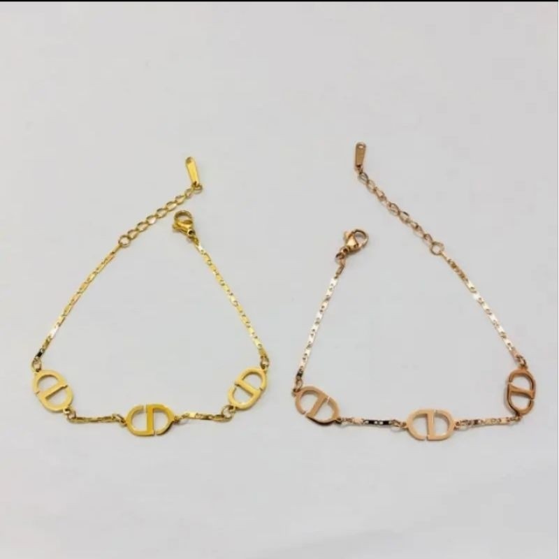 gelang titanium wanita gelang cd