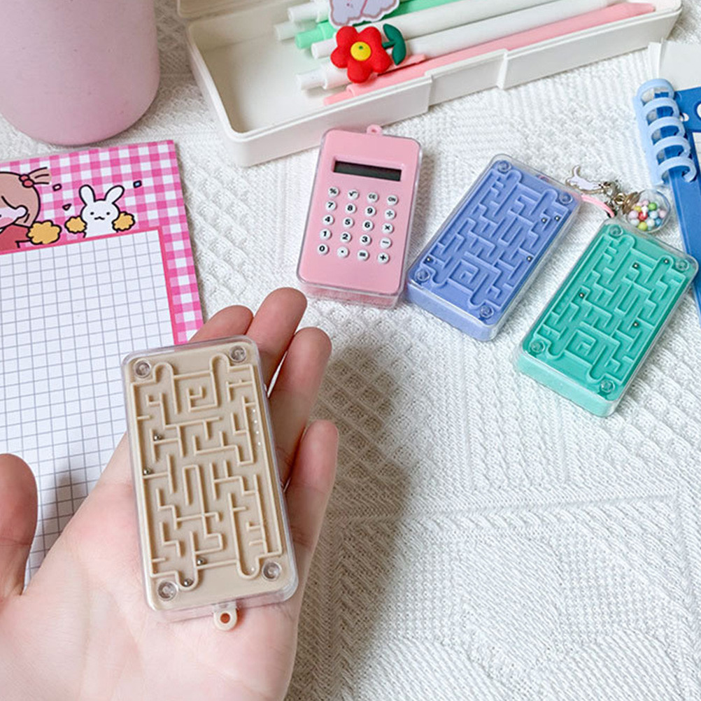 

Study Tools 1Pc Mini Maze Calculator Student Test Calculator Cartoon Pocket Calculator Office Appliances