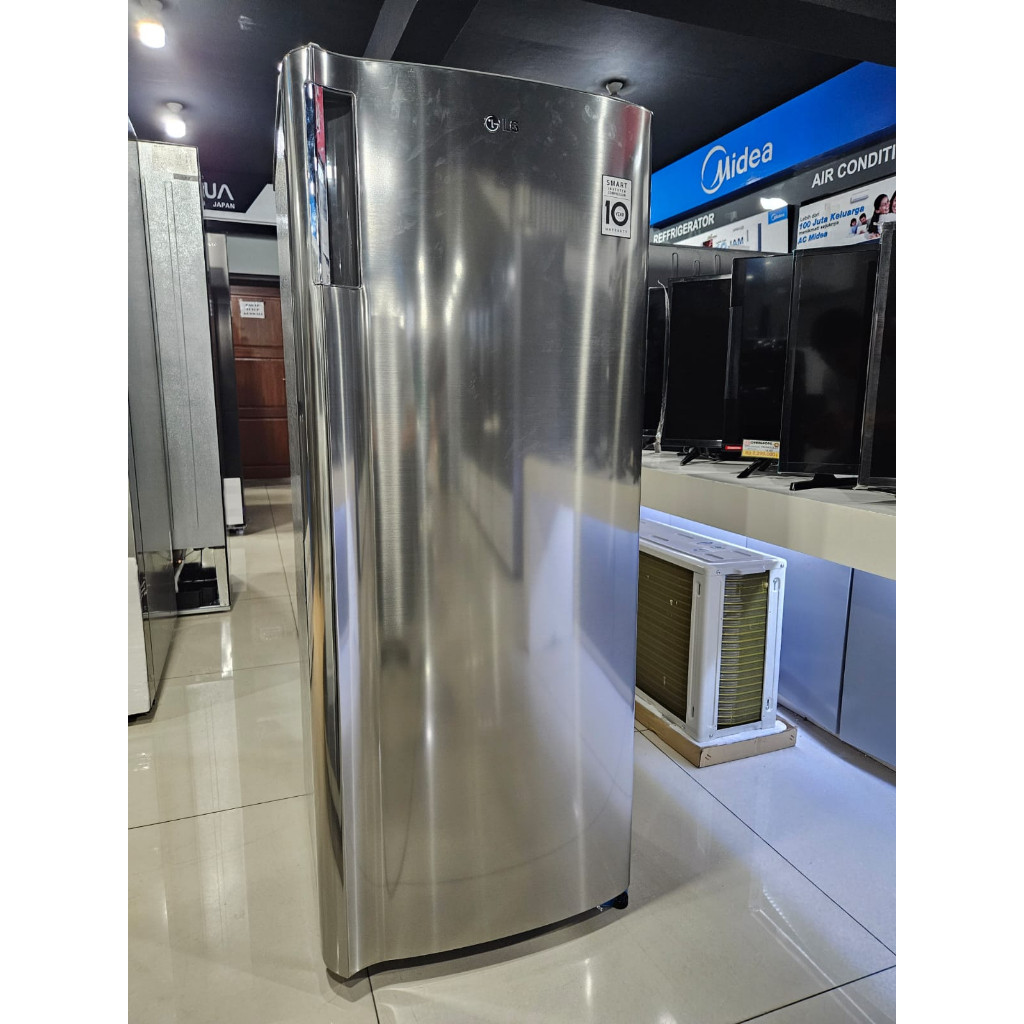 LG FREEZER 6 RAK GN-INV304SL Kulkas Freezer Es Batu/ASI 6 Rak