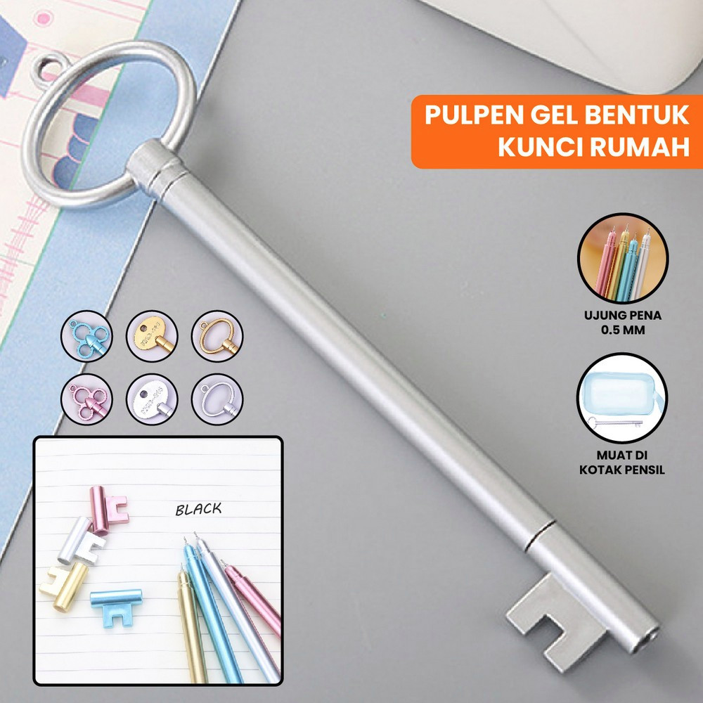 

Pulpen Gel Bentuk Kunci Rumah Pen Karakter Alat Tulis Stationary / Pena Kunci Classic / Pena Pulpen Bolpoin Gel Karakter Lucu Souvenir Stockami A64