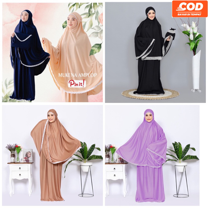 GROSIR 15+ WARNA BAHAN BAGUS MUKENAH AMPLOP MUKENAH DEWASA BANYAK WARNA Gratis Ongkir COD MEDAN TERM