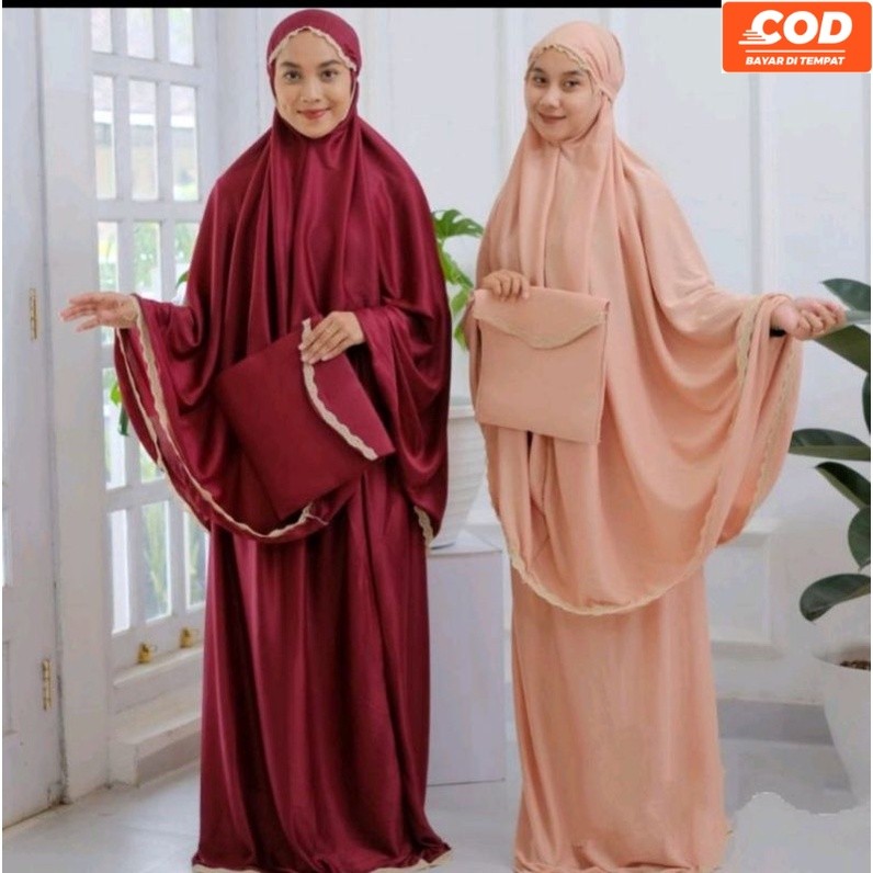 Mukena Dewasa Tas amplop /Mukena murah /Mukena adem lembut