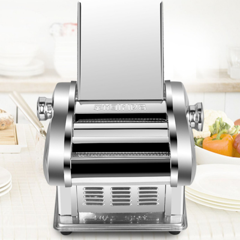 Household Pasta Machine Noodles Maker Stainless Steel Noodle Cutter Electric Automatic Dough Rolling