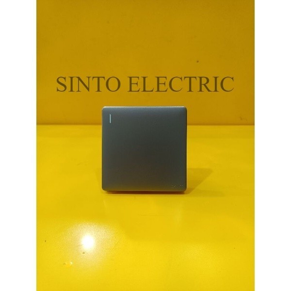 CHINT Grey NEW2N Saklar 1Gang 1Way Saklar Engkel 1 Arah Chint