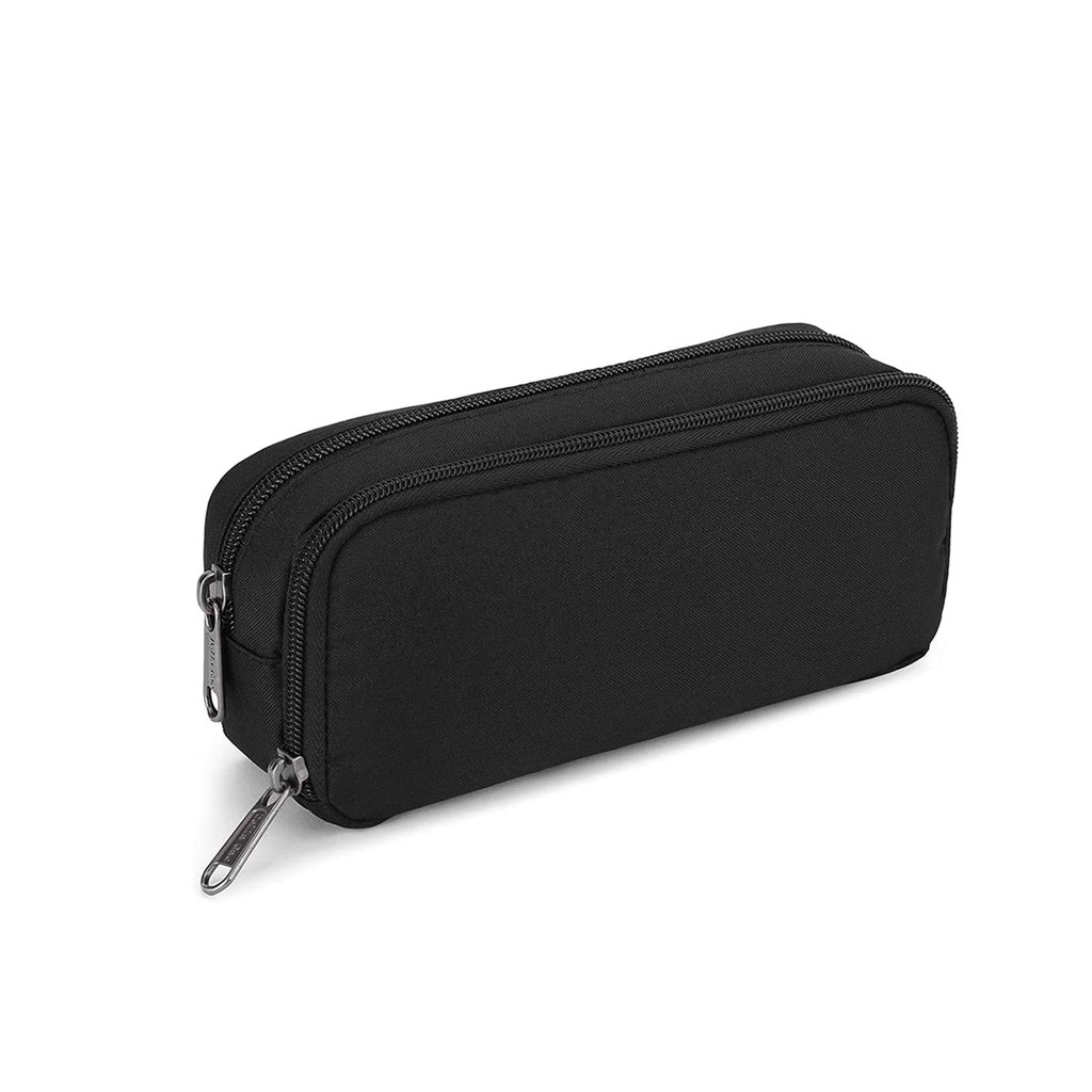 

Big Capacity Pencil Case Oxford Storage Pouch Marker Pen Case Simple Stationery Bag School Office Organizer Black