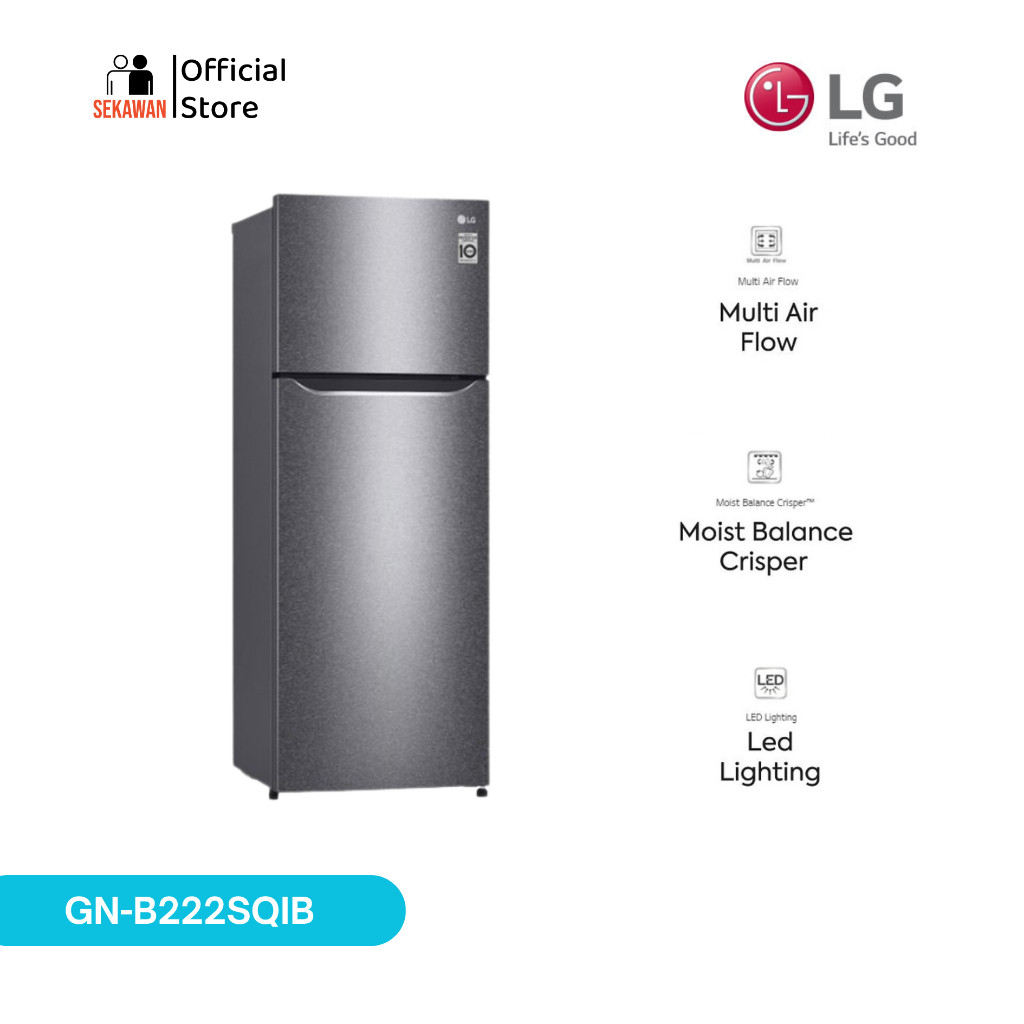 kulkas 2 pintu LG GN-B222SQIB