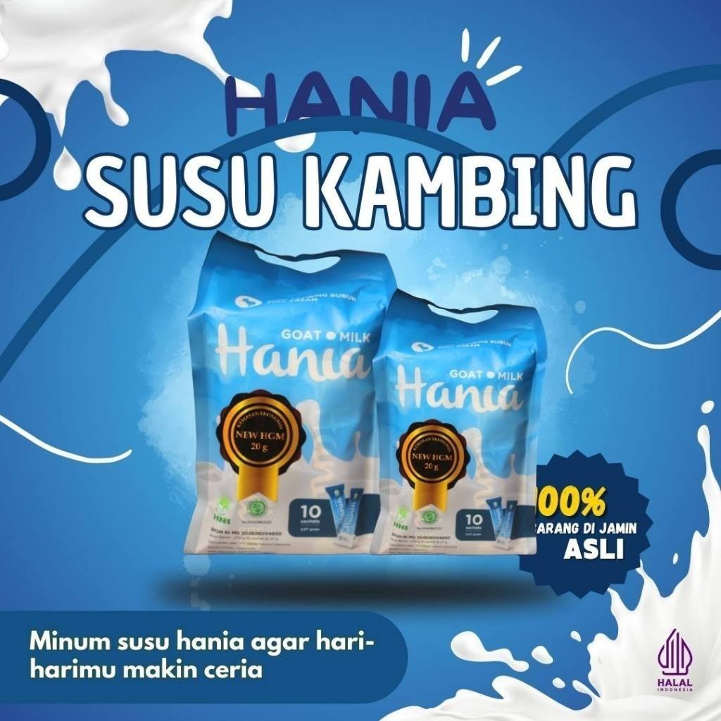 

TERMURAH HANIA SUSU KAMBING FULLCREAM VS24