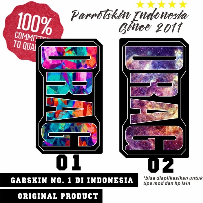 Garskin Premium voopoo drag mod black design - free custom color By Urbanite store