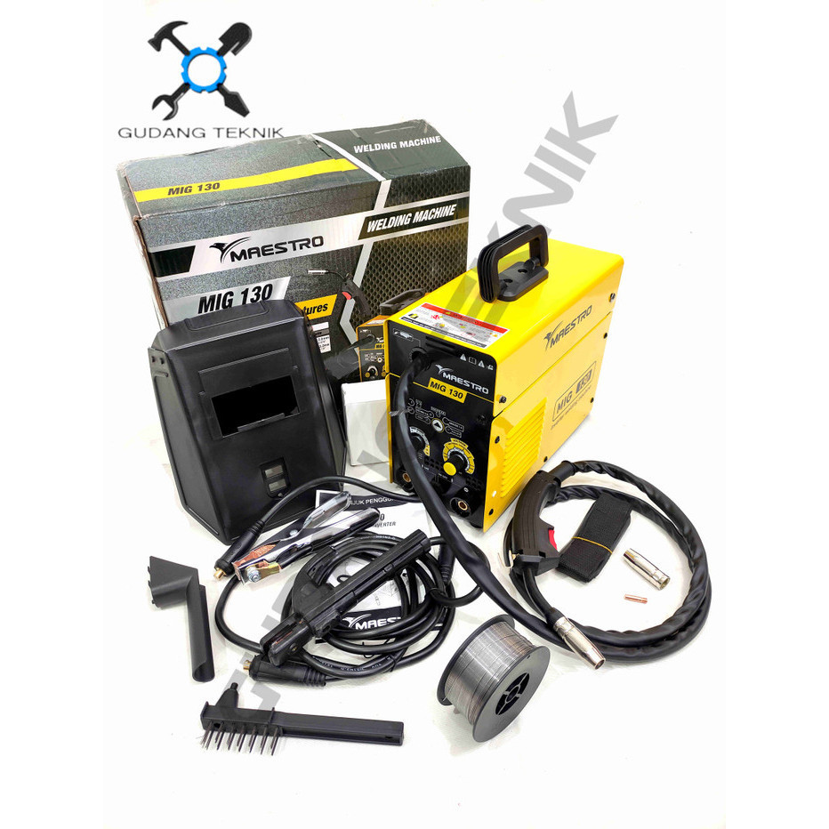 (MIG130 MAESTRO) Mesin Las Listrik MIG130 MAESTRO / Inverter Trafo Welding Mesin Las Listrik MMA MIG
