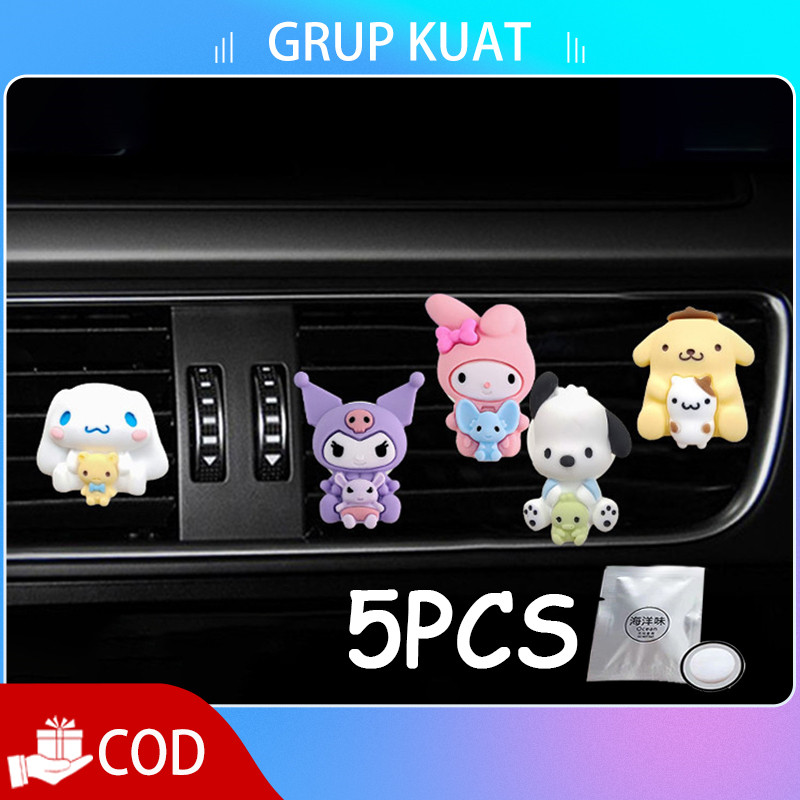 Parfum Ac Mobil Jepit Tempat Parfum Mobil Jepit Parfum Mobil Ac Jepit  Sanrio Cute Aromatherapy Perf