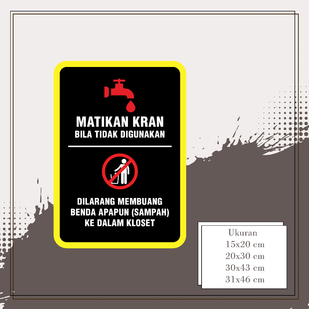 

STIKER VINYL MATIKAN KRAN & PEMBALUT HITAM multi Sticker