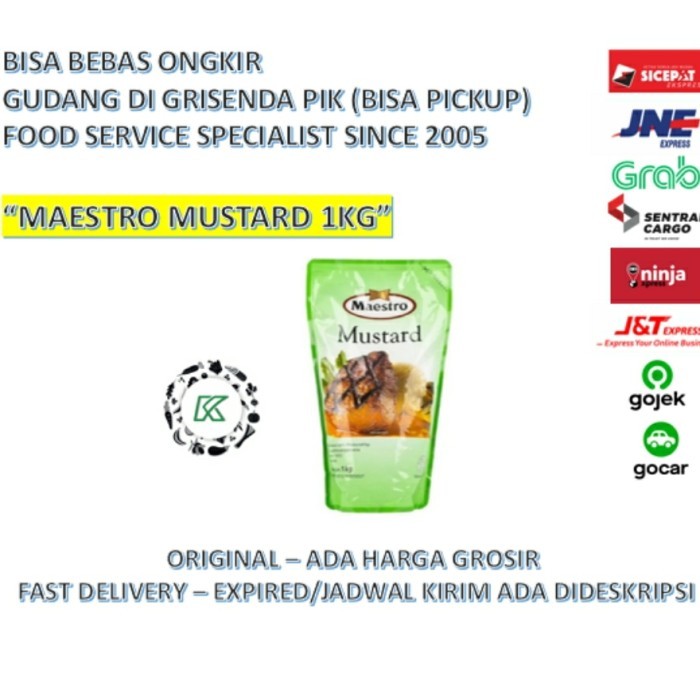 

Maestro Mustard Dressing 1kg Refill Pouch