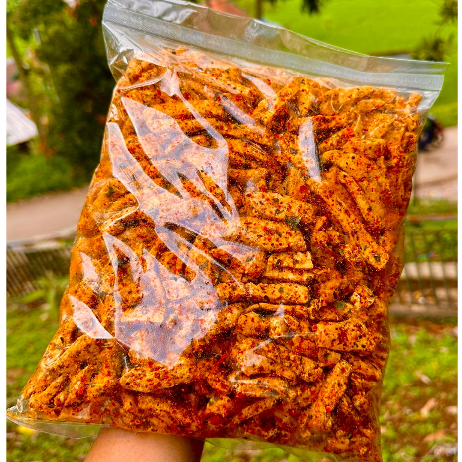 

BASRENG PEDAS DAUN JERUK 500 GR RENYAH GURIH BUMBU BERLIMPAH