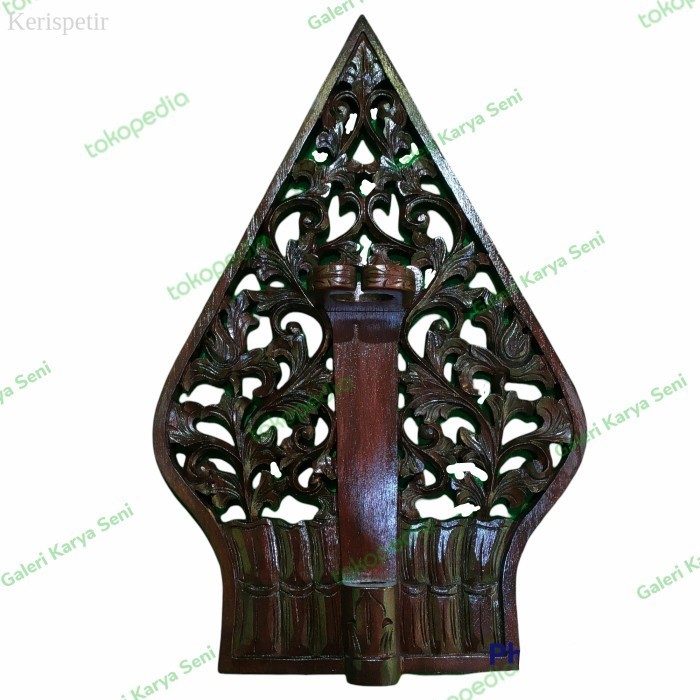 

Blawong Keris Ukiran Gunungan Motif Kembang Jati Asli murah laris