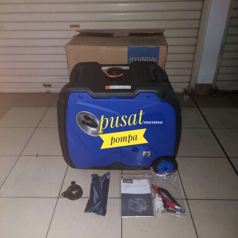 Genset HYUNDAI HDG 3880di Genset Silent inverter Portable 3000 watt