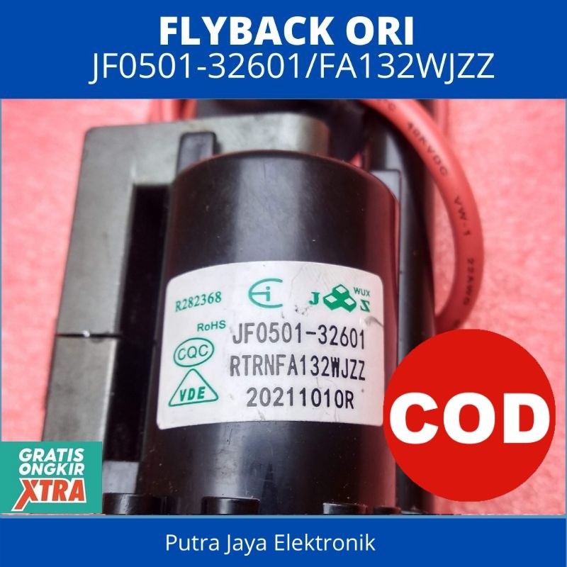Flyback TV SHARP JF0501 32601 FA132 untuk TV sharp 21 in