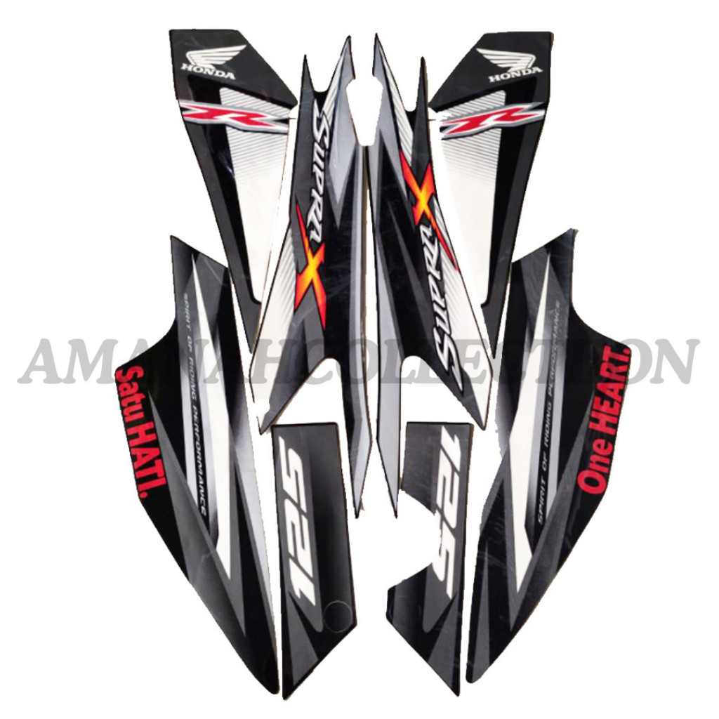Stiker Striping Honda Supra x 125 R 2013 Striping Standar SUPRA X 125 R 2013 TERMURAH DAN TERLARIS