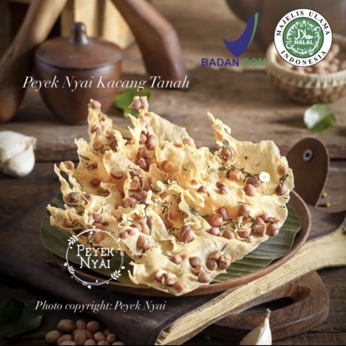 

Rempeyek Peyek Nyai Kacang XL - Kacang Tanah