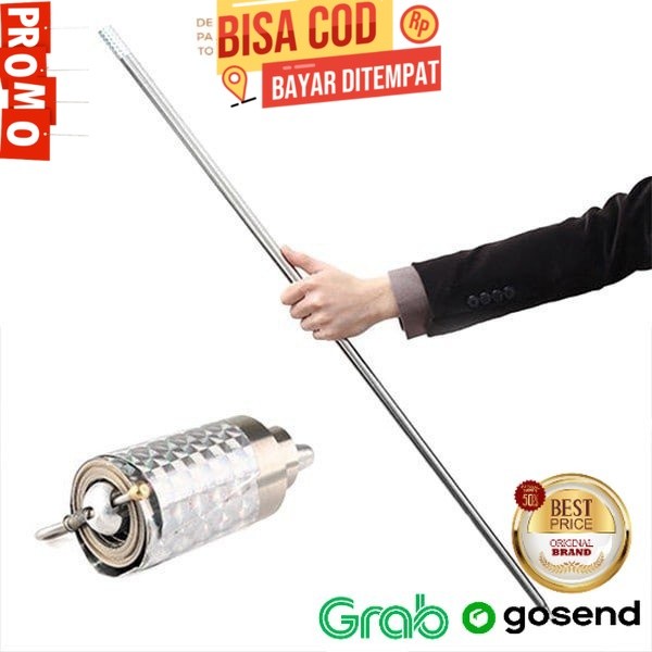 ENMA MAGIC STAFF - Tongkat Sulap Appearing Metal Cane Magic Trick TA