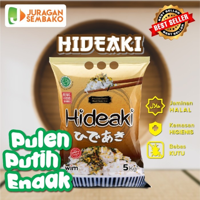 

BERAS JEPANG HIDEAKI 5 KG