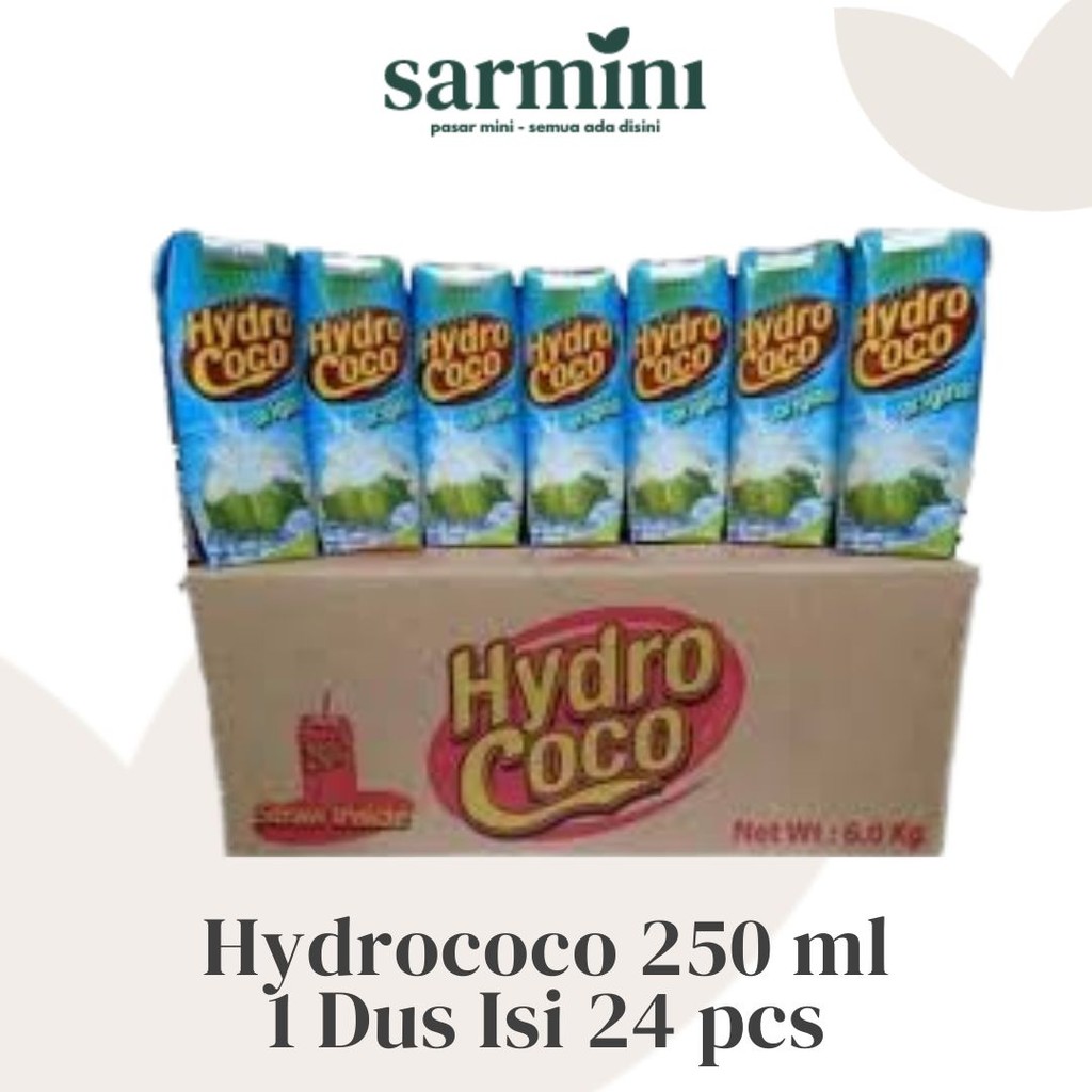 

Hydro Coco Original 250ml 1 Dus Isi 24 pcs