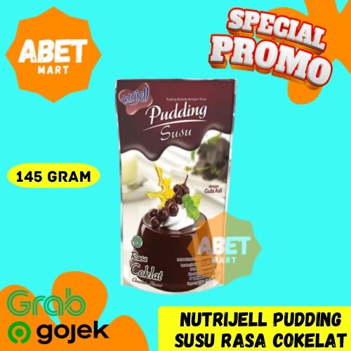 

Nutrijell Puding Susu Bubuk Rasa Cokelat 145Gr - 145 Gr Pudding Coklat Chocolate Flavor Instan Powder Praktis Pak Pcs