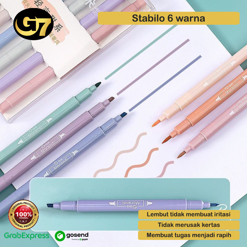 

Stabilo Pastel 1 Set 12 Warna 2 Sisi Murah Spidol Stabilo Highlighter Lucu Tip Roud Dan Flat spidol Penanda Catatan Serbaguna Alat Tulis Stabilo Cantik