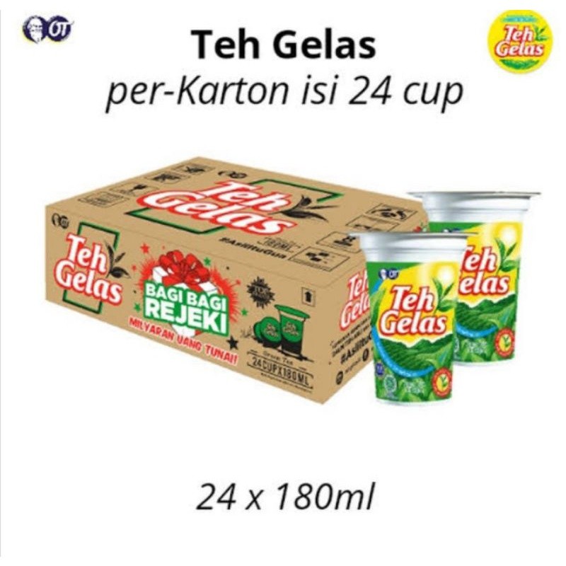 

Teh gelas cup original isi 24 Cup / Teh Rio karton isi 24 cup/KopiKap karton isi 24 Cup