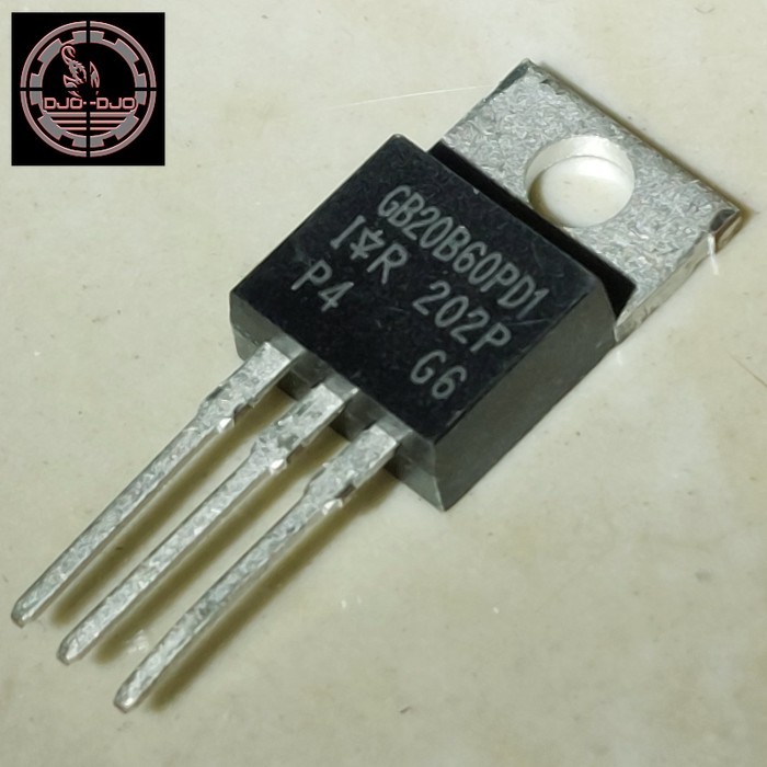 GB20B60PD1 To-220 20B60 GB20B60 IRGB20B60PD1 SMPS IGBT 20A 600V Transistor N-Channel IR GB20B60PDI