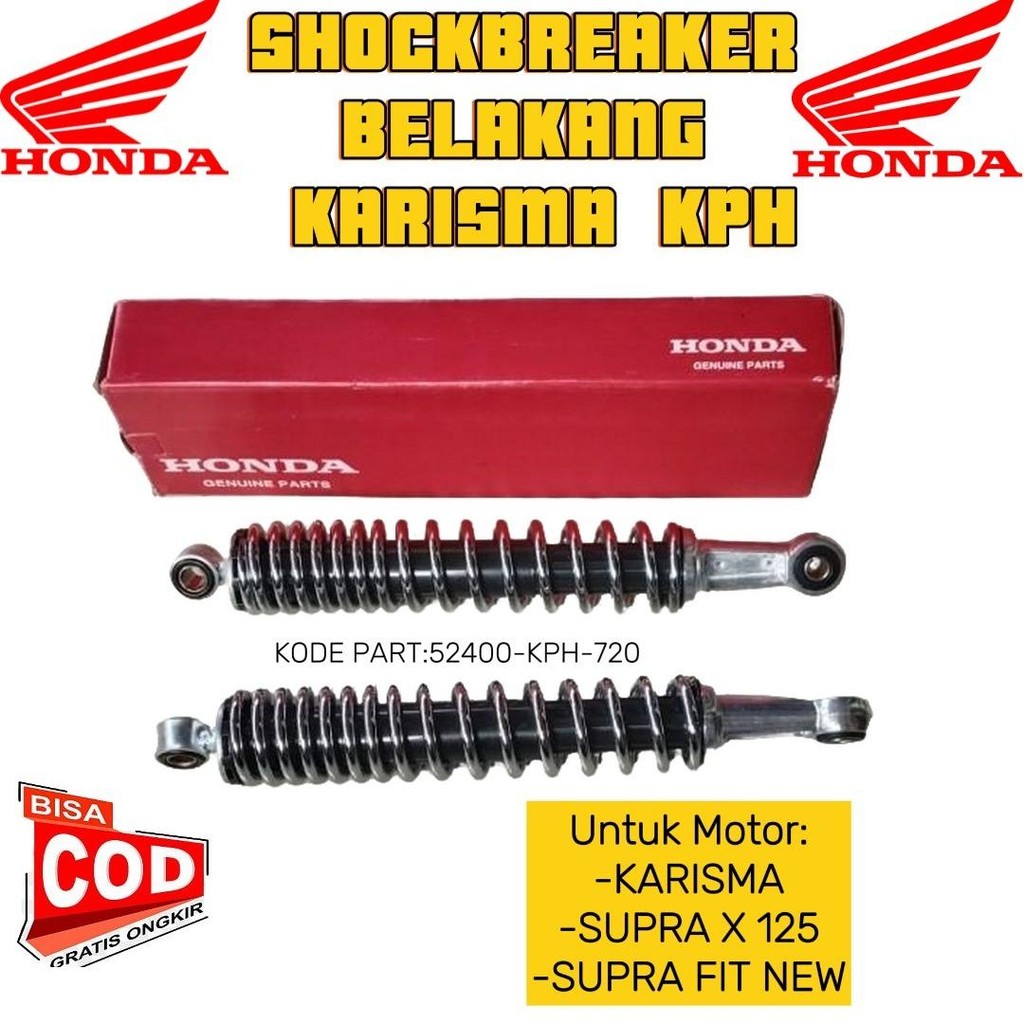 SHOCKBREAKER BELAKANG KARISMA SUPRA X 125   - SHOCK BELAKANG KARISMA KPH -SHOCK BELAKANG SUPRA X 125
