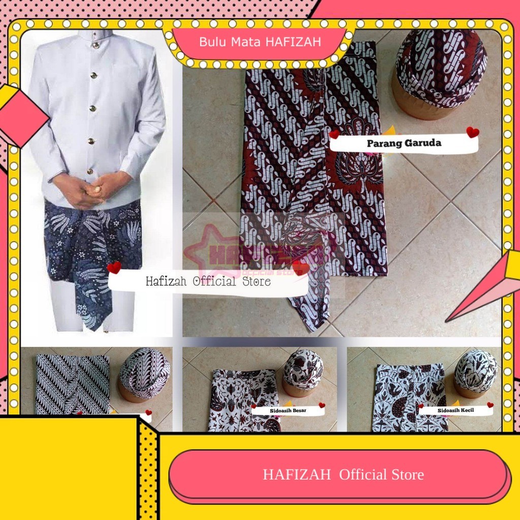 Sapit Urang + Blangkon | Set Sapit Urang + Blangkon